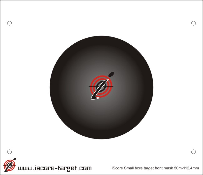 iScore small bore target paper 50m (100 pcs)